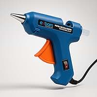 Pistola de Cola Quente Profissional Exbom 20W Bivolt Automático com 2 Bastões – Alta Potência e Precisão