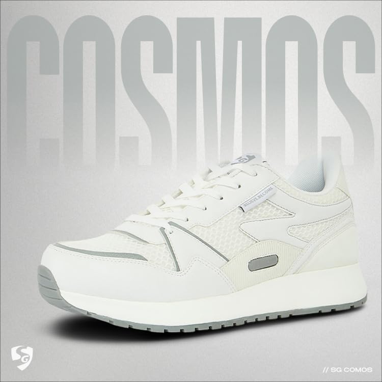 Image of SG Cosmos Lifestyle Shoes Blue /Beige, White /Green and White /Grey Colour Available | Casual Shoes Men's & Women's | 6 to 11