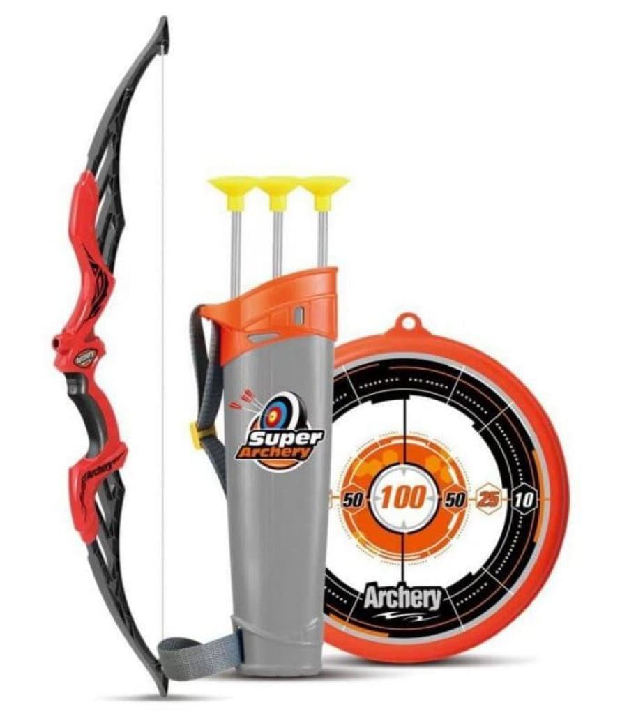 Wexus Kids Archery Set Bow & Arrow Toy | Indoor, Outdoor Hunting Game with 3 Suction Cup Arrow, Bow, Target & Quiver - Premium Orange Color for New Year Diwali Christmas Best Gift idea Set (B0CPF7D892) Amazon Price History, Amazon Price Tracker