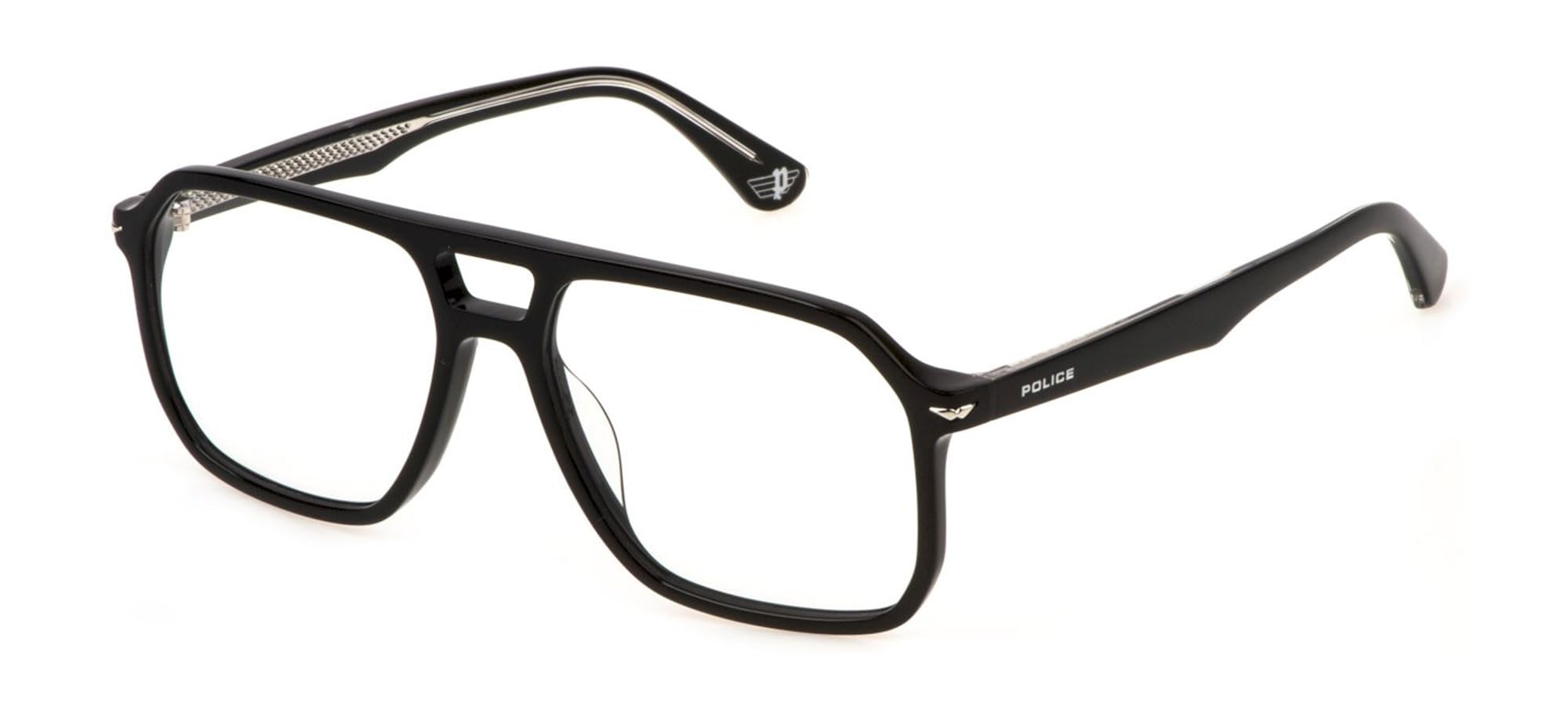 Police VPLN21 SHINY BLACK 56/16/145 Unisex Brillen