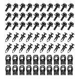 ZIMISI 70PCS Engine Under Cover Splash Shield Guard Body Bolts, Car Front Bumper Liner U-Nuts Kit, Push Retainer Fastener Rivet Clips, Car Body Panel Bumper Clips (70PCS)