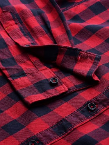 Image of The Indian Garage Co Men Slim Fit Checkered Full Sleeves Cutaway Collar Casual Shirt
