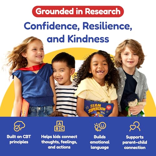 Image of Team Supercrew - Emotions and Powers - 4 Book Box Set (books 1-4): Social Emotional Learning for Kids Ages 2 - 8 | CBT-Inspired Stories to Build Confidence and Manage Emotions