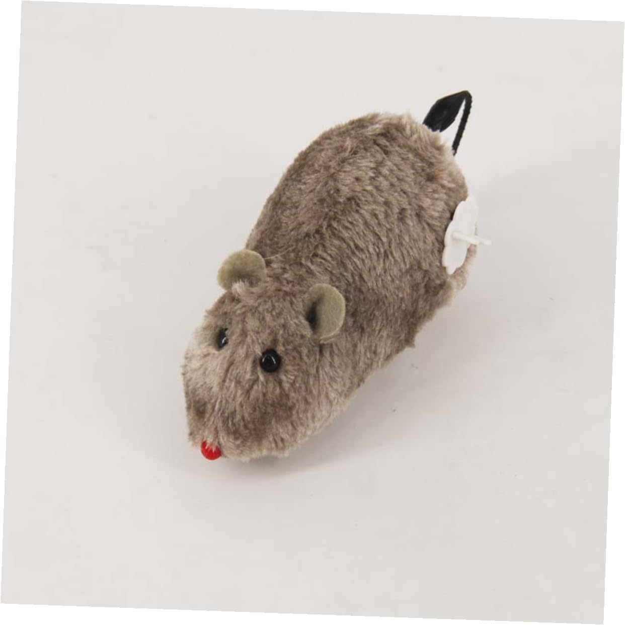 Juguete de Ratón Mecánico de Felpa para Gatos, 8 Piezas | Forma de Mouse, sin Batería, Atrae la Atención del Gato, Regalo para Amantes los Felinos Color Aleatorio