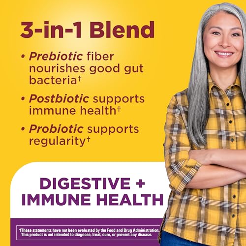 Nature Made Triple-Action Biotics, Prebiotic Fiber Gummies, 48 Gummies - image 2