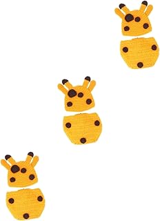 3 Pçs Terno Vestidos Terno Recém-Nascido Menino Roupas Kit Fotografia Roupas Recém-Nascidos Adereços Photoshoot Traje Conjunto De Roupas Menino Menina Crochê Menino