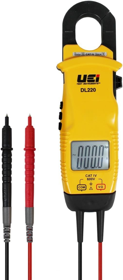 UEI Test Equipment DL220 Clamp Meter & Voltage Tester