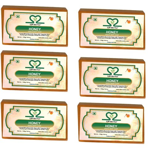 Image of Pure Honey Glycerine Soap (6 x 125 g)