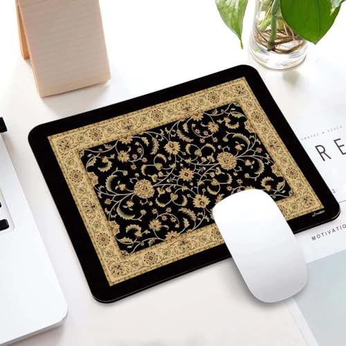 Image of Carpet Pattern Mousepad - Small Non-Slip Rubber Carpet Design Printed Computer Mouse Pad 19x22cm (FMP0229)