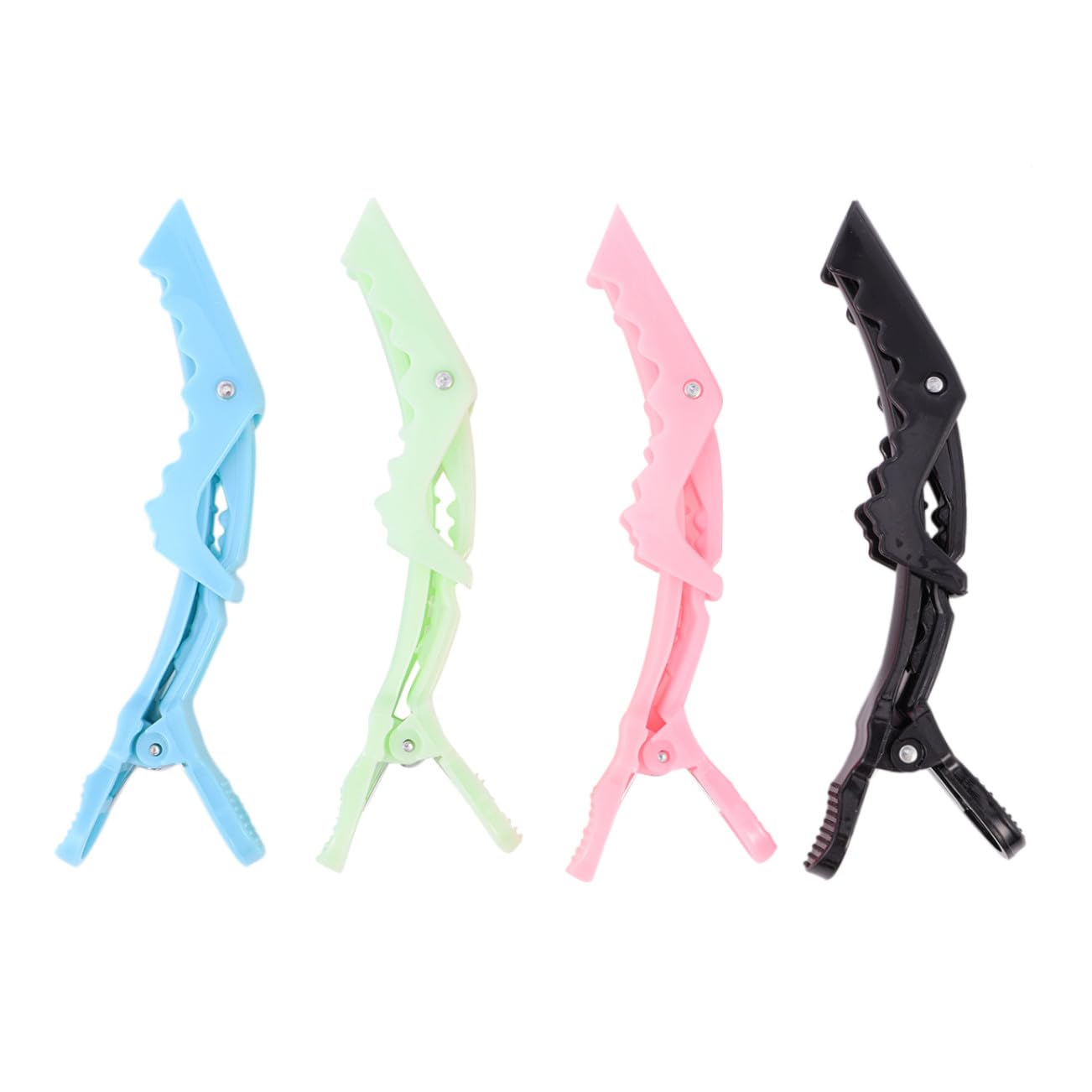Black Plastic Alligator Hair Styling Clips
