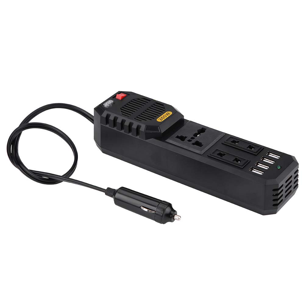 PolyGen 200W DC 12V na AC Przetwornica napięcia samochodowego Zapalniczka USB Uniwersalna