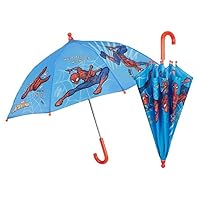 PERLETTI Spiderman Marvel Manual Umbrella 38 cm, Sport, Multicoloured (Multicoloured), One Size