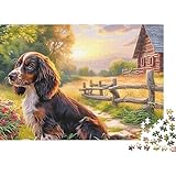 🌸Buon regalo: il Energetic spotted alert Springer Spaniels puzzle finito misura 38x26cm/1000pcs una volta completato. I migliori regali per ragazzi e ragazze dai 14 anni in su per compleanni o festività (Natale, Halloween, Ringraziamento, ecc.)