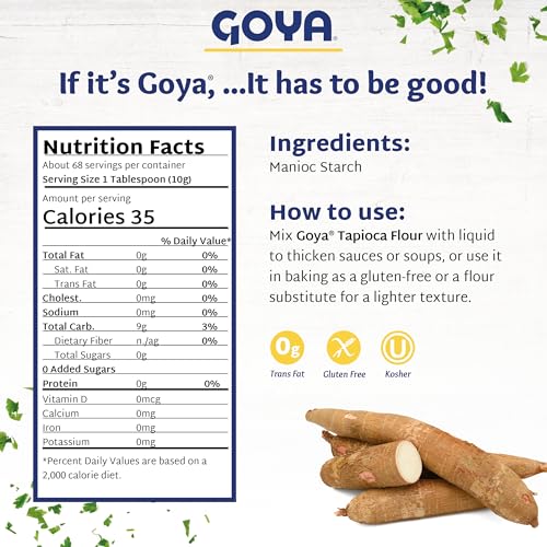 Goya Yuca Flour (Tapioca) 24 Ounces