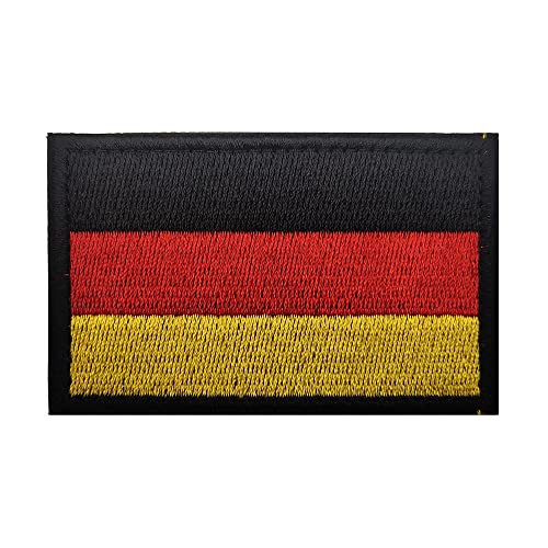 Tactical Patch Brassard Drapeau Allemand - Écusson Militaire Brodé Airsoft