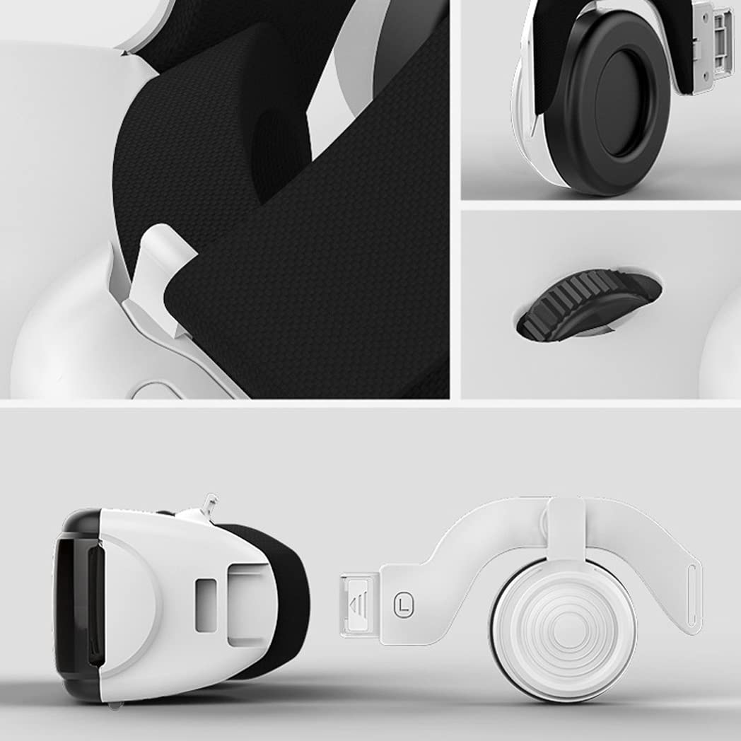 Gafas de Realidad Virtual, 3D VR Gafas con Controlador Bluetooth para Juegos Visión Panorámico VR Glasses para iPhone 13 Pro Max/13 Pro/13/12/11, para Samsung Galaxy S21, Huawei, Xiaomi