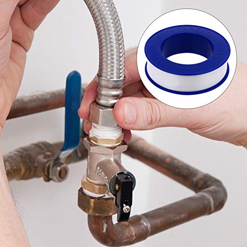 30 peças de fitas de vedação de rosca, fita de teflon selante de tubos PTFE, fita de vedação industr