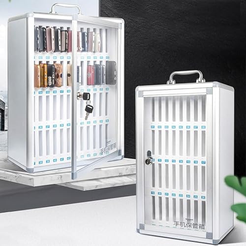 Gabinete para teléfonos celulares de pared ideal para aulas de clase y oficinas modernas 3