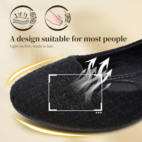 Image of Women's Ballet Flats Shoes Dress Slip on Shoes