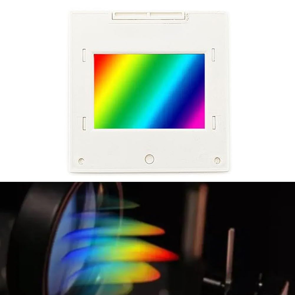 Spektroskopisches Beugungsgitterspektrophotometer mit 80 1600 Linien, perfekt für Lernumgebungen (1600 Linien/mm)