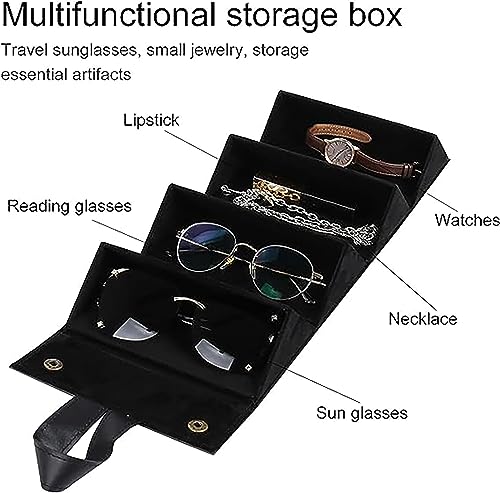 Image of House of Quirk Sunglasses Storage Box, Faux Leather Sunglasses Box