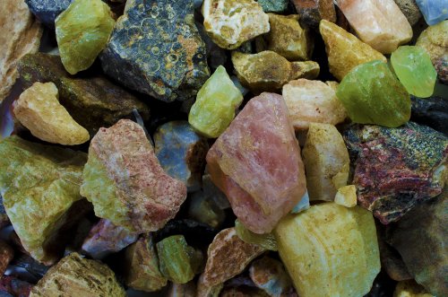 3 Pounds Of An Extraordinary Mix Of Rough Stones From Around The World Containing Exotic Raw Rocks From Africa, South America, Asia, Australia, The Usa And More For Tumbling, Fountains And Decoration! #TOP3