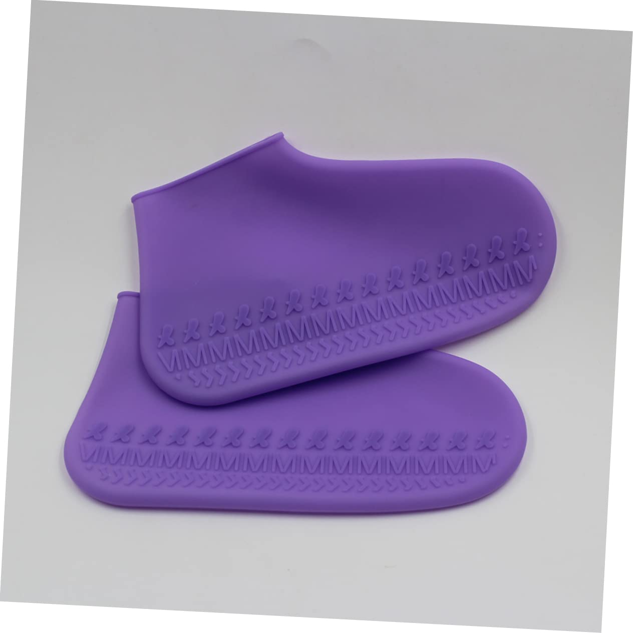 SUPVOX Couvre Chaussures Silicone Imperméable Antidérapant et à Lusure pour Homme et Femme Protection Pluie Réutilisable Protège Chaussures Boue et Eau pour Randonnée Couleur Aléatoire