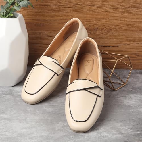 Image of YOHO Bliss Loafers for Women | Comfortable & Stylish Bellies | Fashion Moccasins with Footpharma Footbed | Slip-on for Casual & Formal Wear | 007