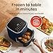 TOPZEE Air Fryer 12-in-1, Compact & Large 5.5-Qt Airfryer, 100-400℉ Precise Heat, 360°Hot Air Circulation, 95% Less Oil, Quick Easy Meals, Bake, Dry, Reheat, Frozen, Broil, Proof