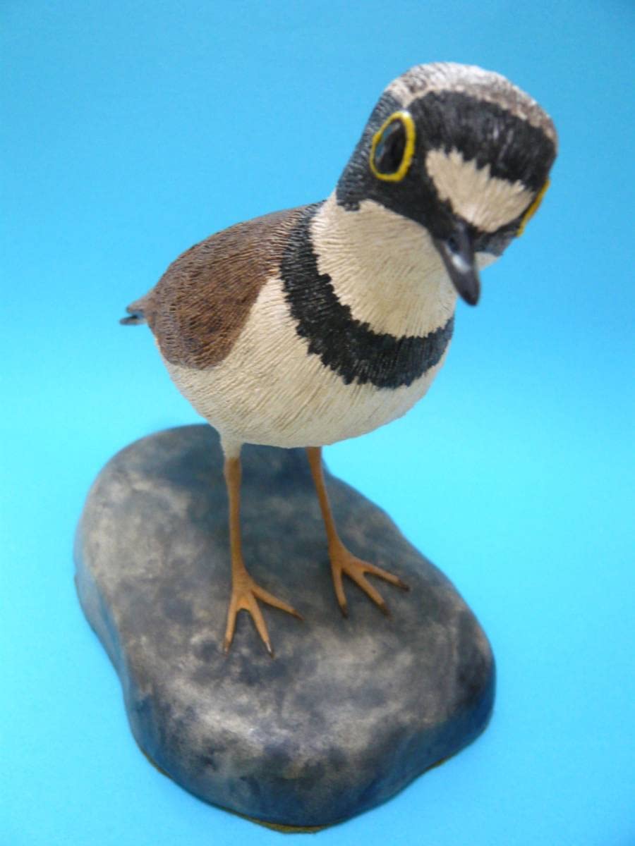 大型のチドリ　「ダイゼン」　木彫りの野鳥　バードカービング　野鳥彫刻 大型のチドリ「ダイゼン」木彫りの野鳥バードカービング野鳥彫刻