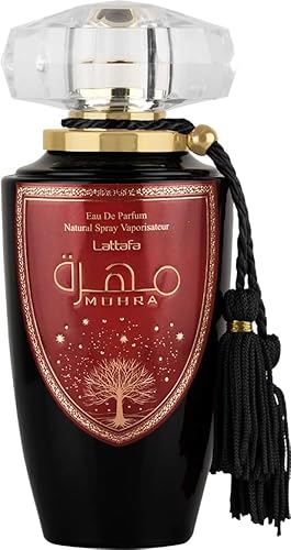 Lattafa Perfumes Mohra para Eau de Parfum en spray unisex, 3.4 onzas