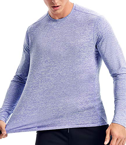 Image of Dry Fit Athletic Shirts for Men Short /Long Sleeve Workout Shirt
