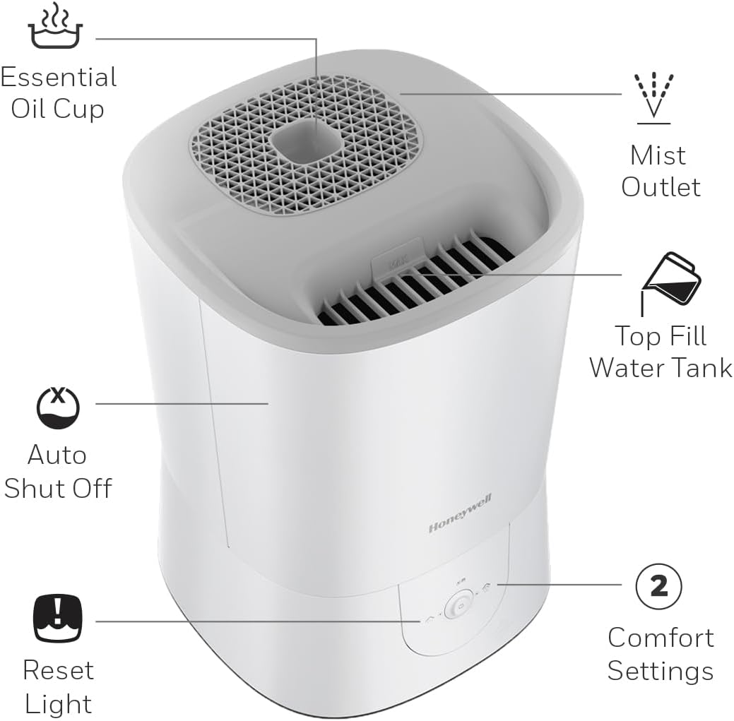 Warm Mist Humidifier - 1.5 Gallon, Top Fill