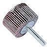 BHA Aluminum Oxide Shank Mounted Flap Wheels, 1-1/2 x 1 x 1/4, 40 Grit - 5 Pack