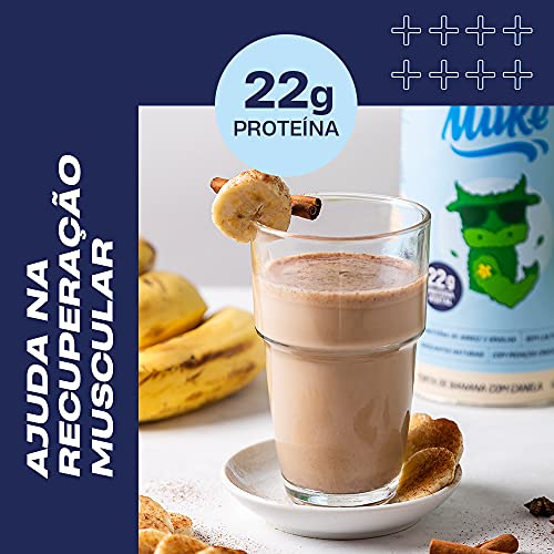 Pote Proteína Vegana Torta de Banana com Canela 450G, Muke