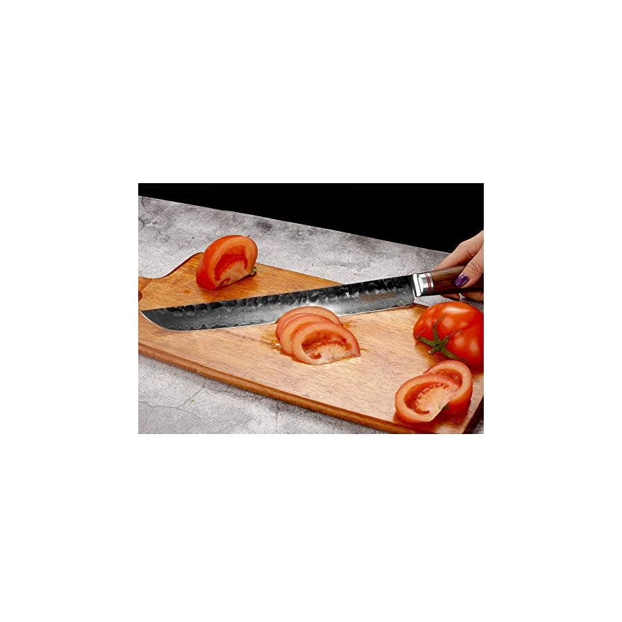 YOUSUNLONG-Sakimaru-Knife-11-inch-Pro-Sashimi-Sushi-Knife-Japanese-Damascus-Steel-Ergonomic-Design-Max-Yanagiba-Knife-Walnt-Handle-with-Leather YOUSUNLONG Sakimaru Knife 11 inch Pro Sashimi Sushi Knife Japanese Damascus Steel Ergonomic Design Max Yanagiba Knife Walnt Handle with Leather