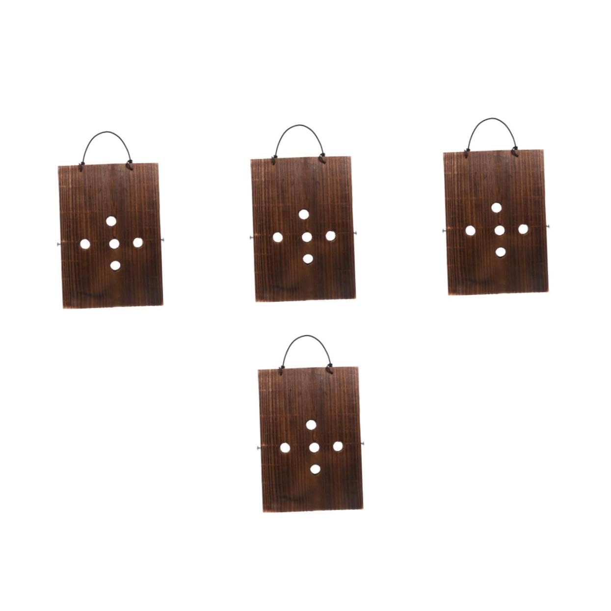 Support pour plantes grimpantes VICASKY lot 4 plaques suspendues en bois durable