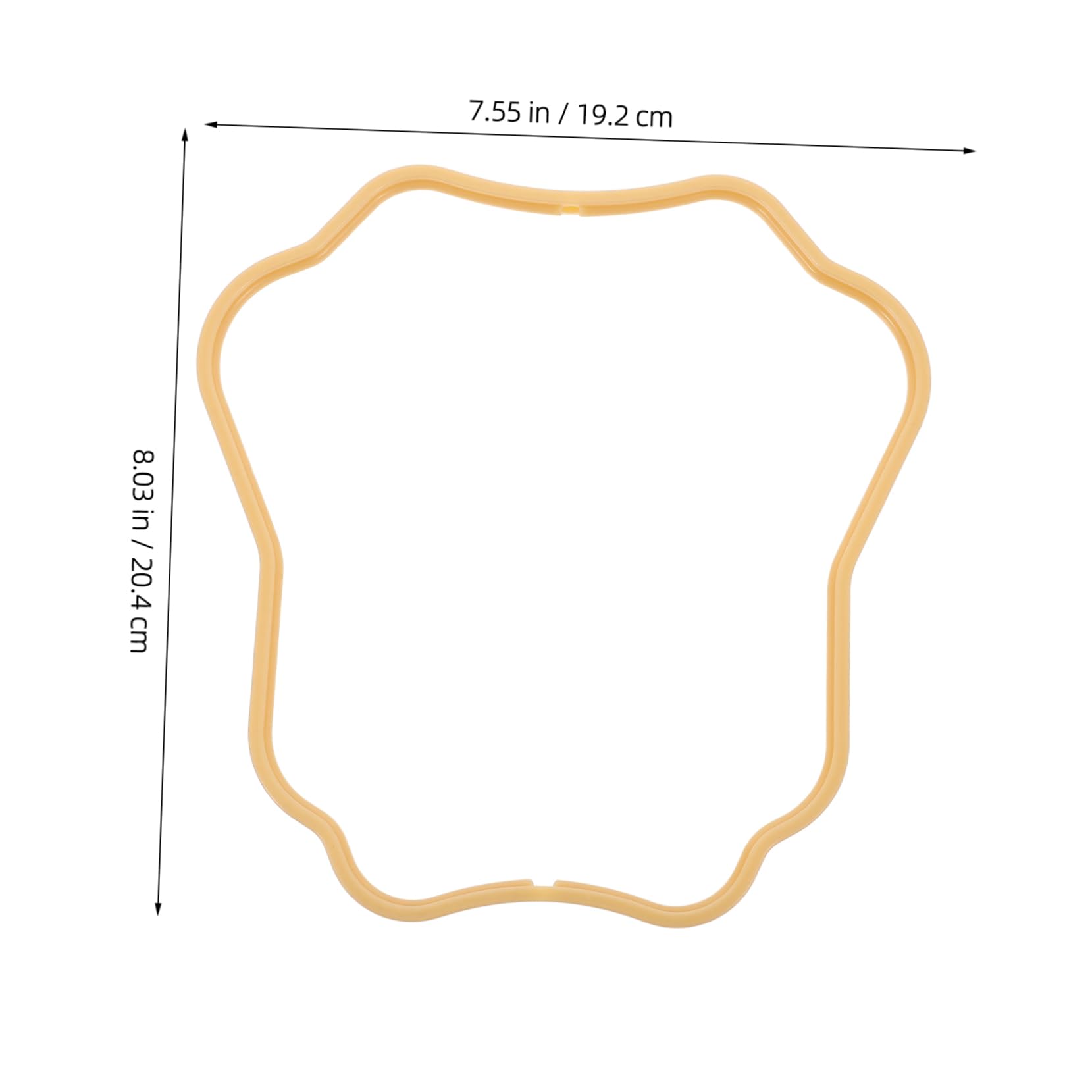 ARTIBETTER 5pcs Embroidered Fan Frame Fan Hand Fan Frame Blank Abs