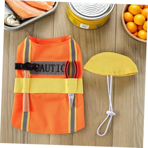 Disfraz para perro YARNOW naranja talla M miniatura 7