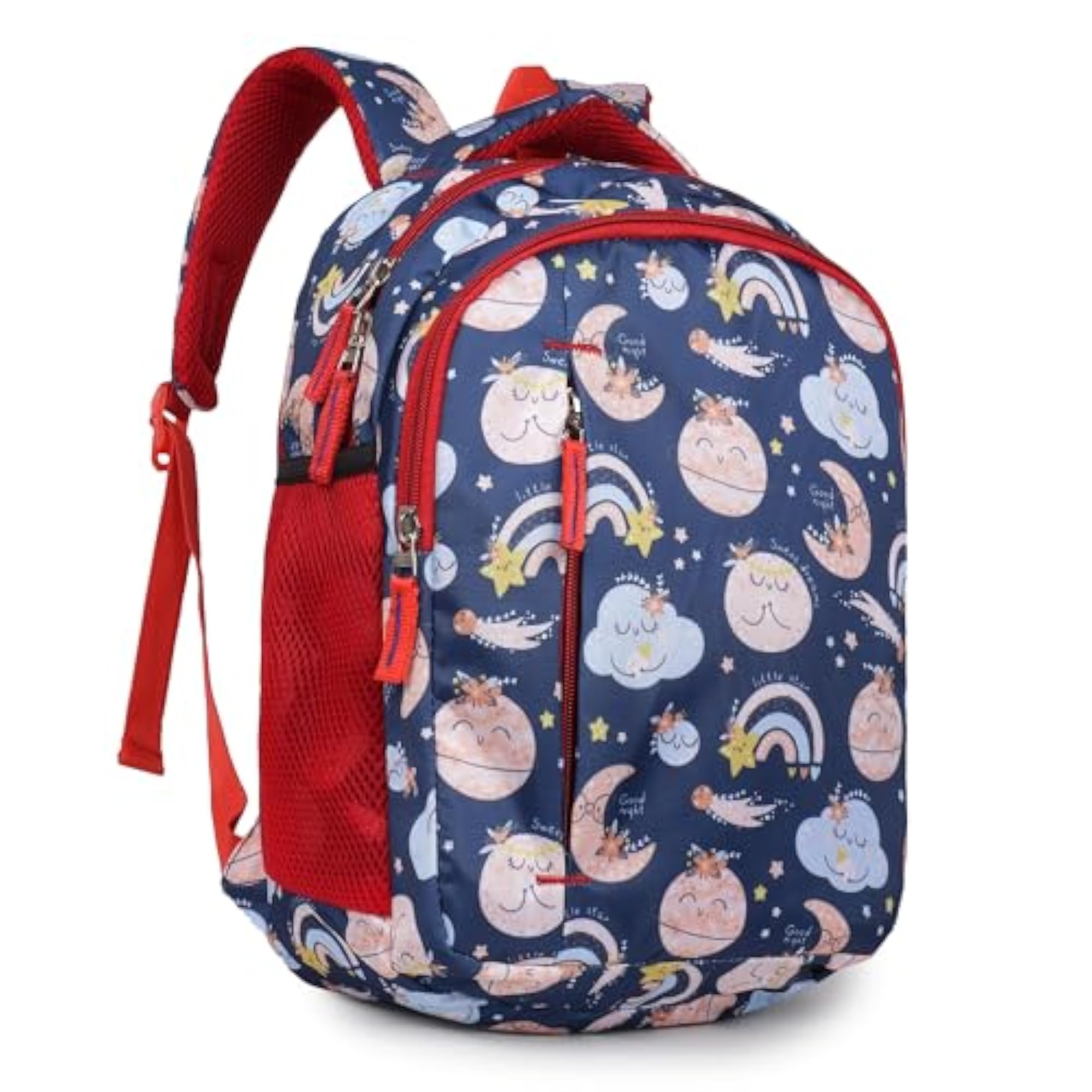Cartoon Character Printed Backpack for Kids, 14 Inch