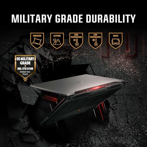 Image of ASUS TUF A16 Gaming Laptop, 16 inch QHD+ 165Hz 16:10 Display, AMD Ryzen 9 7940HX(16-Core, Up to 5.2 GHz), 32 GB DDR5 RAM, 2 TB SSD, GeForce RTX 4070, Wi-Fi 6, Backlit, Lifetime Office & Windows 11 Pro