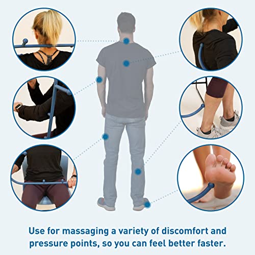 BodyMed Trigger Point Massage Tool – Handheld Massager for Back, Neck, Legs, and Shoulders – Muscle Release and Knot Remover for Discomfort Relief – Lightweight and Portable - Image 3