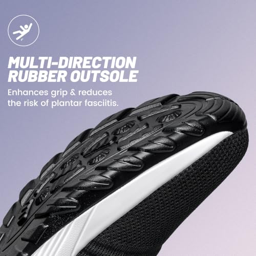 Image of YHOON Women's Walking Shoes - Sock Sneakers Slip on Mesh Platform Air Cushion Athletic Shoes Work Nurse Comfortable