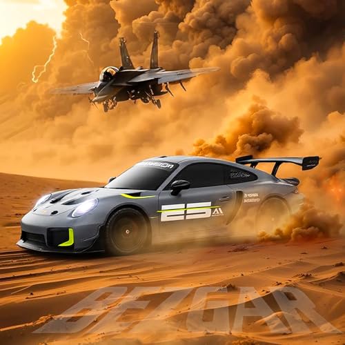 Image of BEZGAR 1:24 Porsche Remote Control Car Licensed 911 GT2 RS Clubsport 25