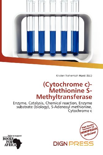 (Cytochrome c)-Methionine S-Methyltransferase: Enzyme, Catalysis, Chemical reaction, Enzyme substrate (biology), S-Adenosyl methionine, Cytochrome c