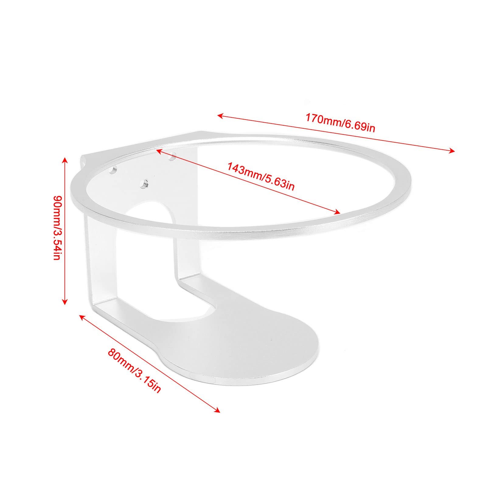 Wandhalterung für HomePod 2. Generation 1. Generation, Lautsprecher-Wandhalterung aus Metall, Stabile Halterung, Platzsparend (Silber)
