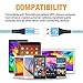 Yosou Cable Micro USB [3-Pack 2M] Cable Android de Nylon Cargador Micro...