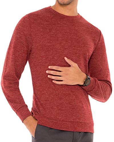 Mens Lightweight Crewneck Sweater - Dry Fit Moisture Wicking Pullover Sweaters2