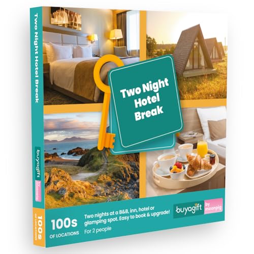 Buyagift Two Night Hotel Escape for Two People Flexible Short Break Across the UK and Europe - Relaxing Getaway Gift Experience