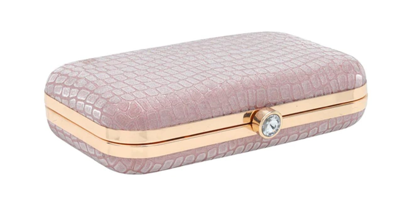 Luxansa Women’s Glitter Clutch Bag Rhinestone Crossbody Purse Wedding Party Clutch for Women 3